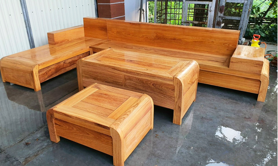 Khung xương sofa gỗ óc chó