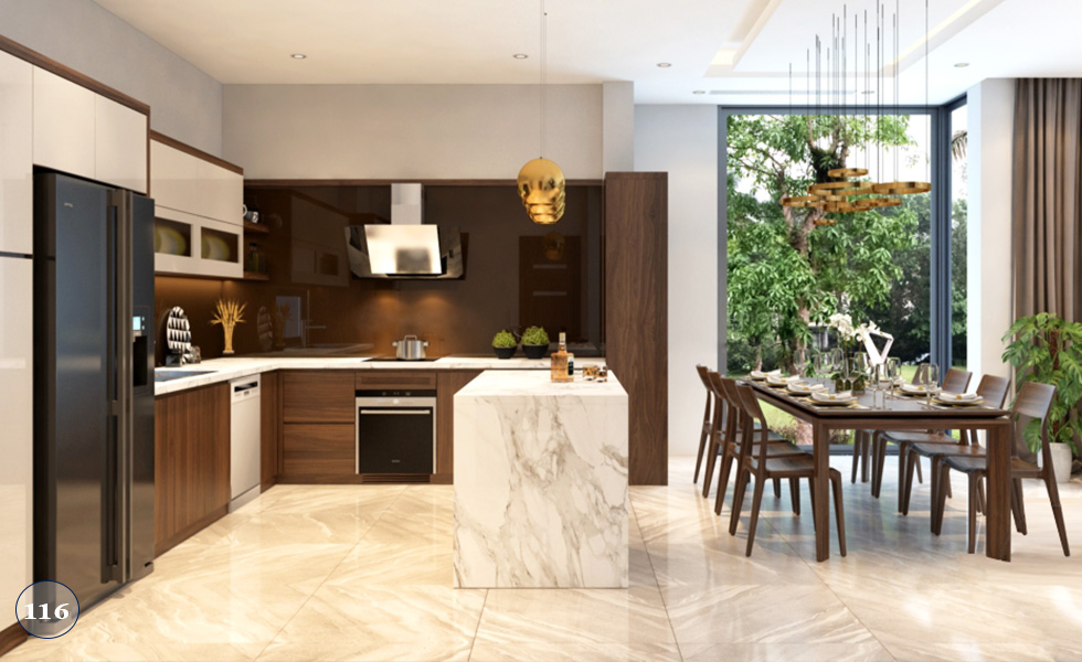 Phòng Bếp Đẹp 2023 : 30+ Mẫu thiết kế hiện đại, nội thất sang trọng