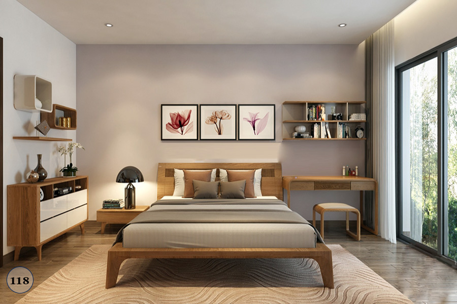 Mẫu thiết kế phòng ngủ đẹp hiện đại tiện nghi thu hút mọi ánh nhìn