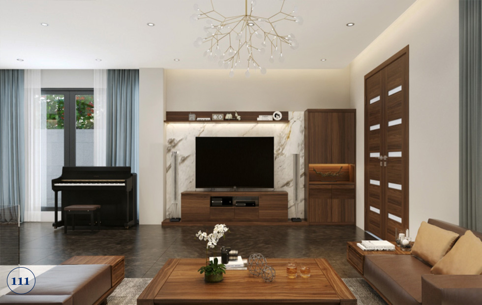 Kệ tivi gỗ cao cấp cho phòng khách đẹp và chất lượng