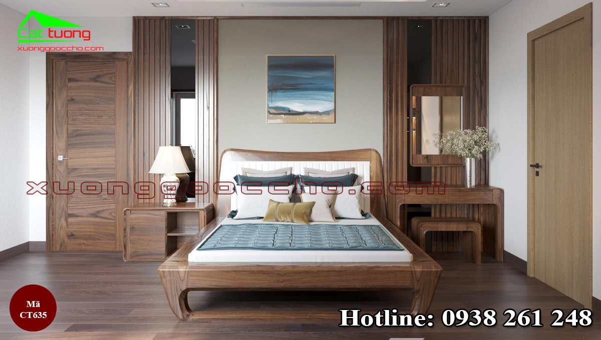 Giường ngủ 1m8 giá rẻ phù hợp với nhiều không gian hiện đại
