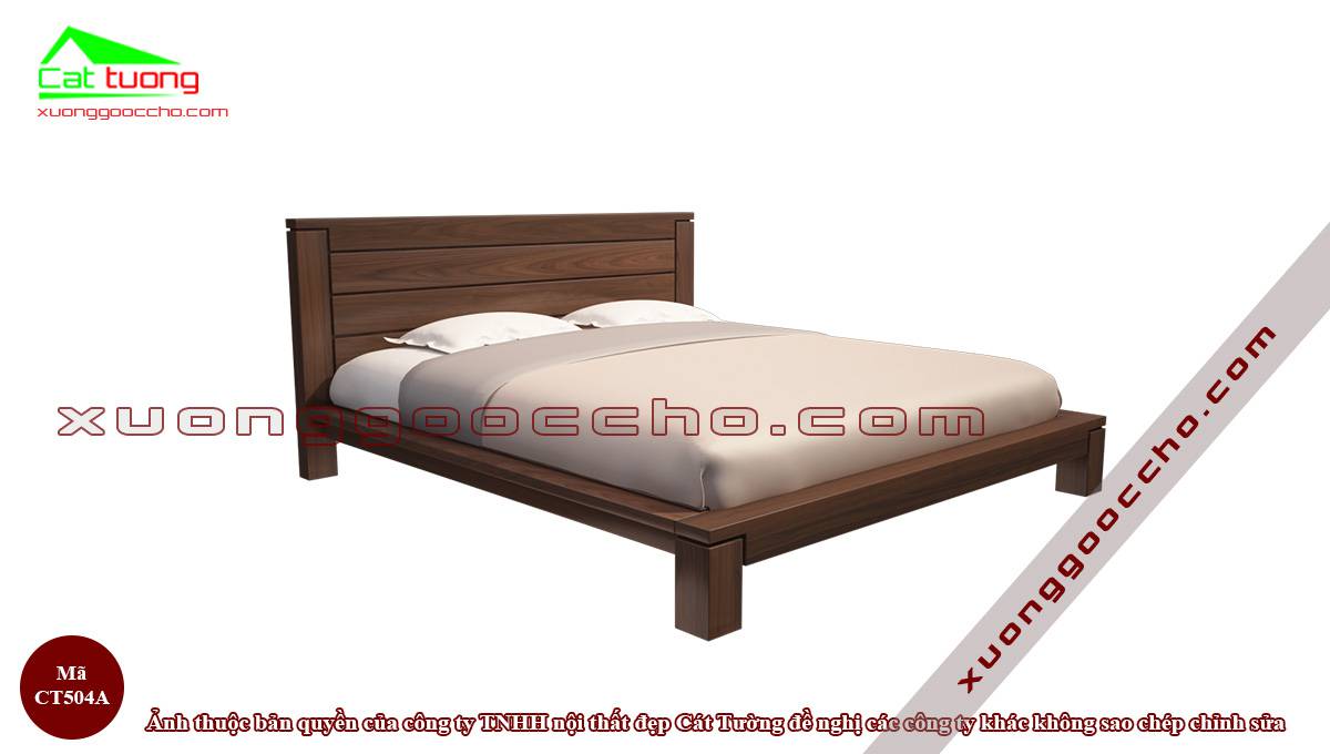 Giường ngủ gỗ óc chó tại Trà Vinh