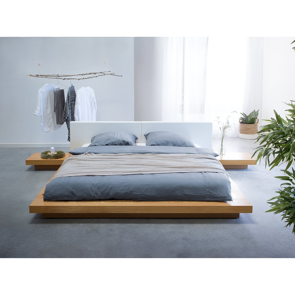 Giường ngủ kiểu Nhật gỗ tự nhiên đẹp đơn giản cao cấp