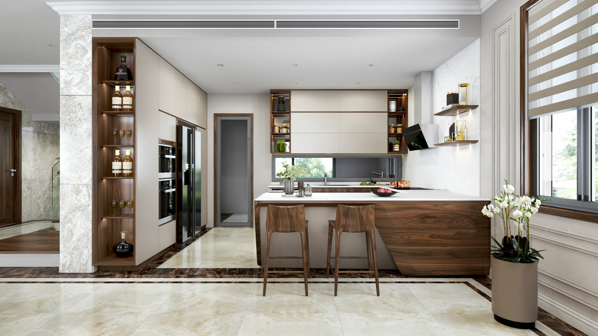 50 Mẫu thiết kế nội thất phòng bếp đẹp hiện đại Xu hướng 2023