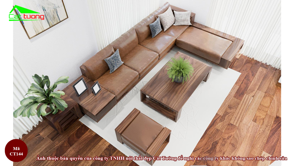 Kích thước sofa chữ l cho từng không gian phòng khách