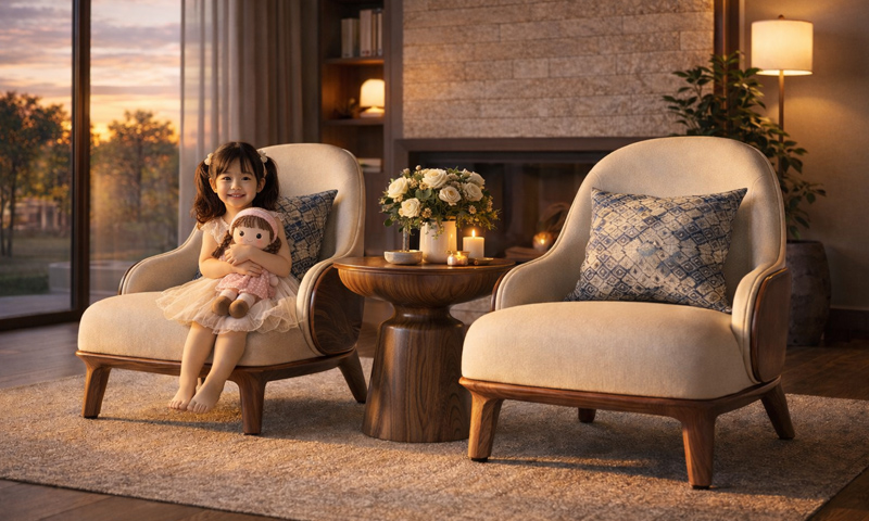 ARMCHAIR ( Ghế dựa ) gỗ óc chó ARC2605