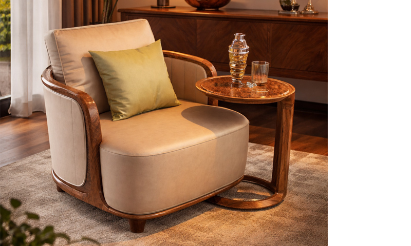 ARMCHAIR ( Ghế dựa ) gỗ óc chó ARC2610