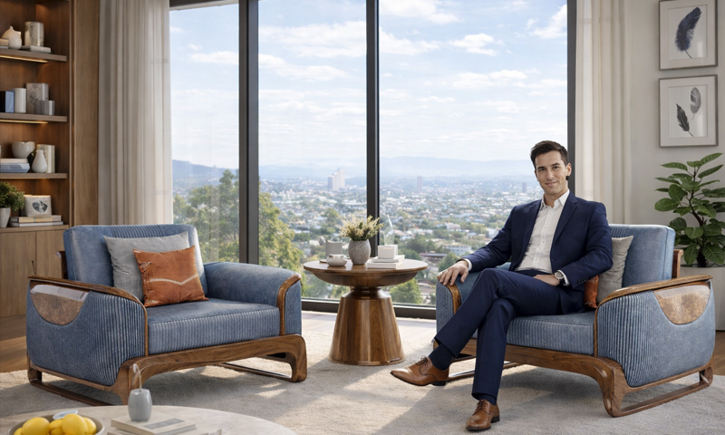 ARMCHAIR ( Ghế dựa ) gỗ óc chó ARC2613