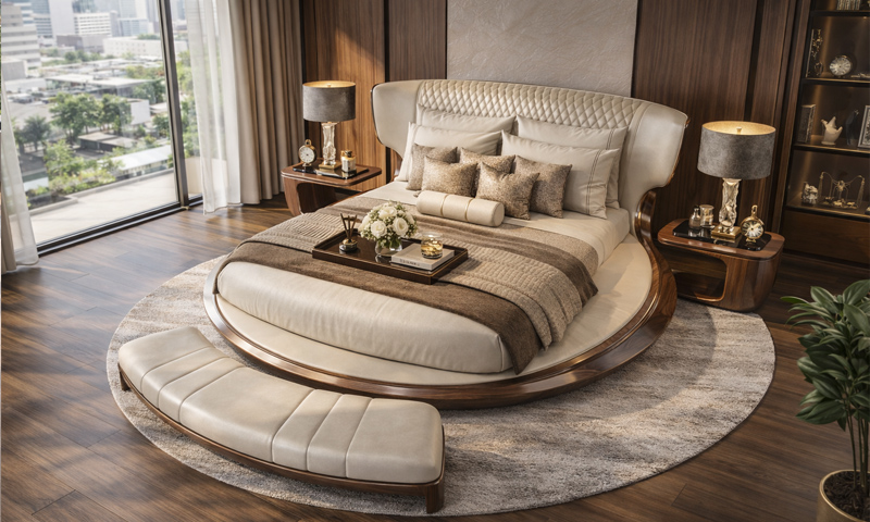 Giường Ngủ Gỗ Óc Chó