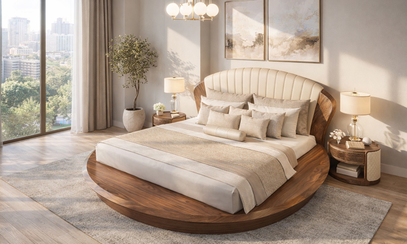 Giường ngủ gỗ óc chó GN2622