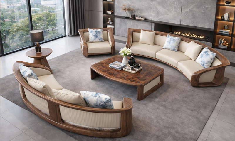 Sofa Gỗ Óc Chó